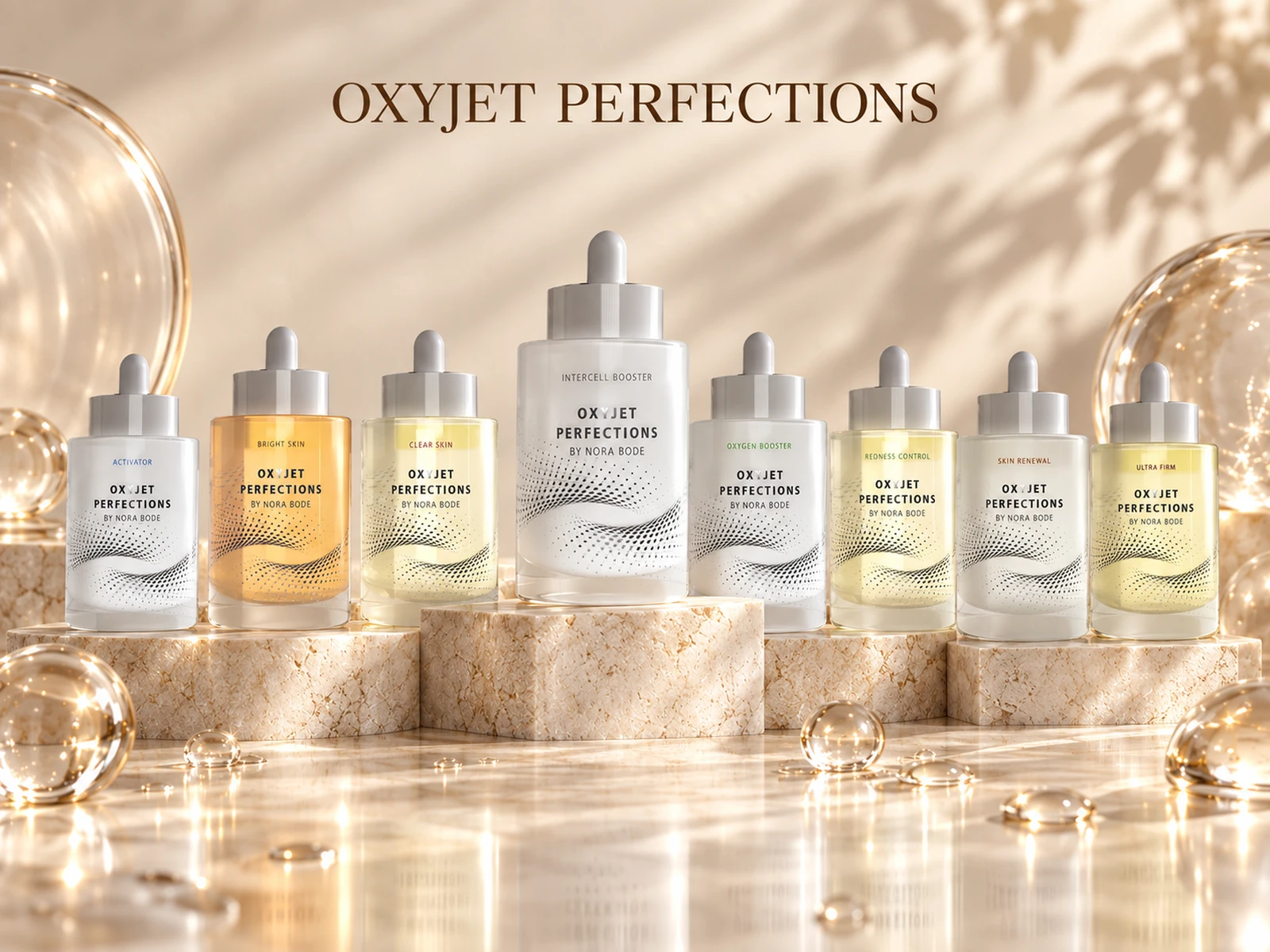 OXYJET Perfections collectie in de nieuwe editorial presentatie